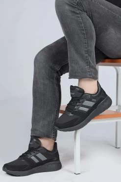 Jump Sneaker - Schwarz - Flacher Absatz Herren Sneaker 121214128 -Boutique-Schuhgeschäft 3 org zoom 91