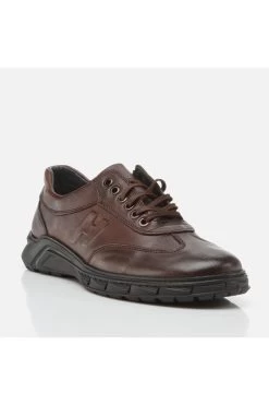Yaya By Hotiç Flacher Schuh - Braun - Flacher Absatz Herren Flache Schuhe 367842449 -Boutique-Schuhgeschäft 4 org zoom 38