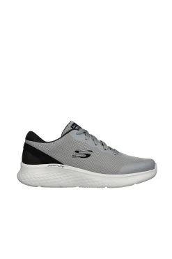 Skechers Sneaker - Grau - Flacher Absatz Herren Sneaker 682380755